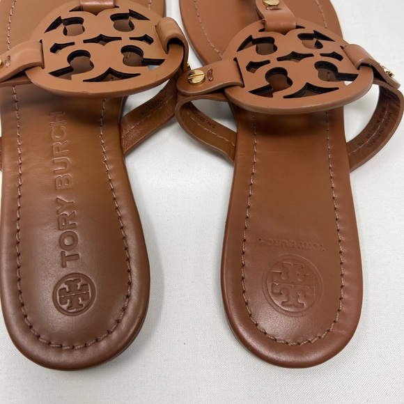 Tory burch miller sandals size 7 brown-2 different shades of brown!!!! - Picture 3 of 12